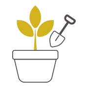 Icono jardinería